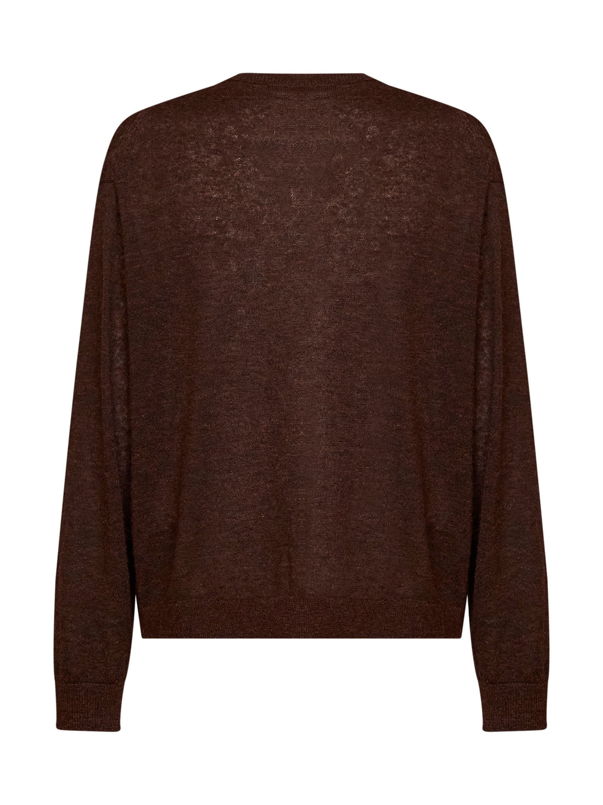 Chestnut superfine alpaca blend Picco sweater