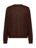 Chestnut superfine alpaca blend Picco sweater