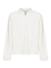 Parchment jersey Sudds long-sleeved polo shirt