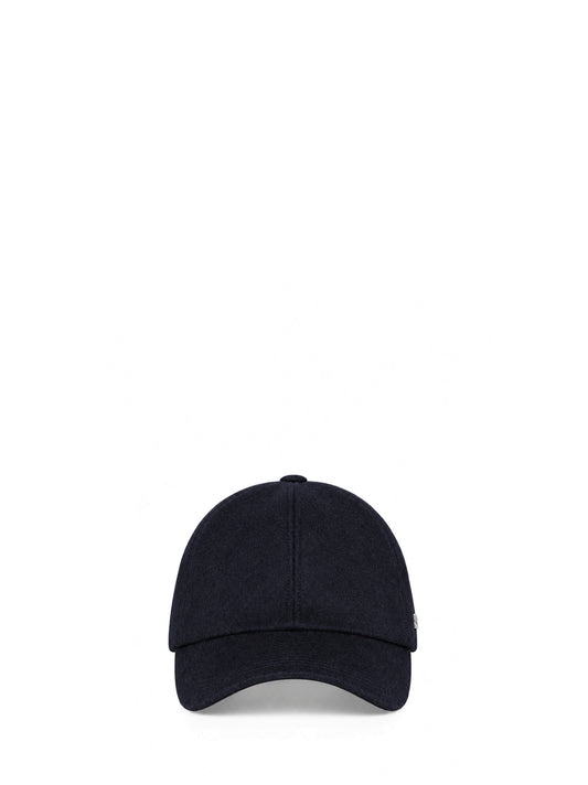 Berretto da baseball Denver in lana vergine blu