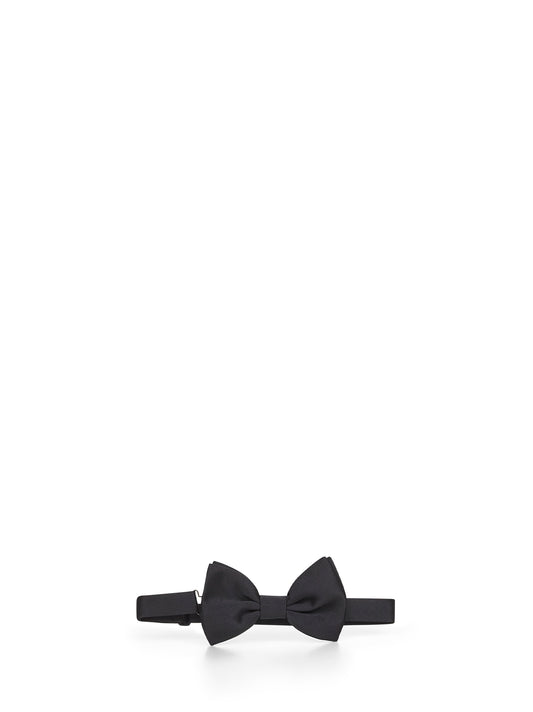 Papillon in raso nero