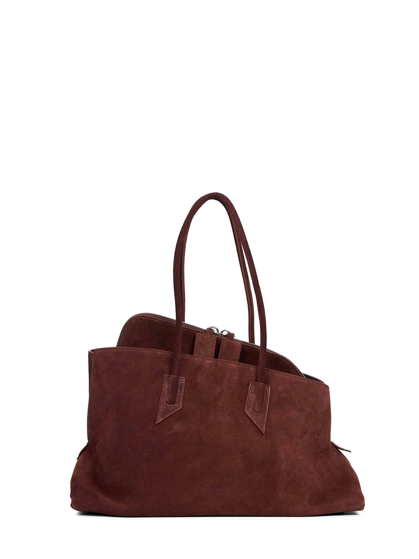 Borsa top handle "La Passeggiata Medium" ciccolato chiaro