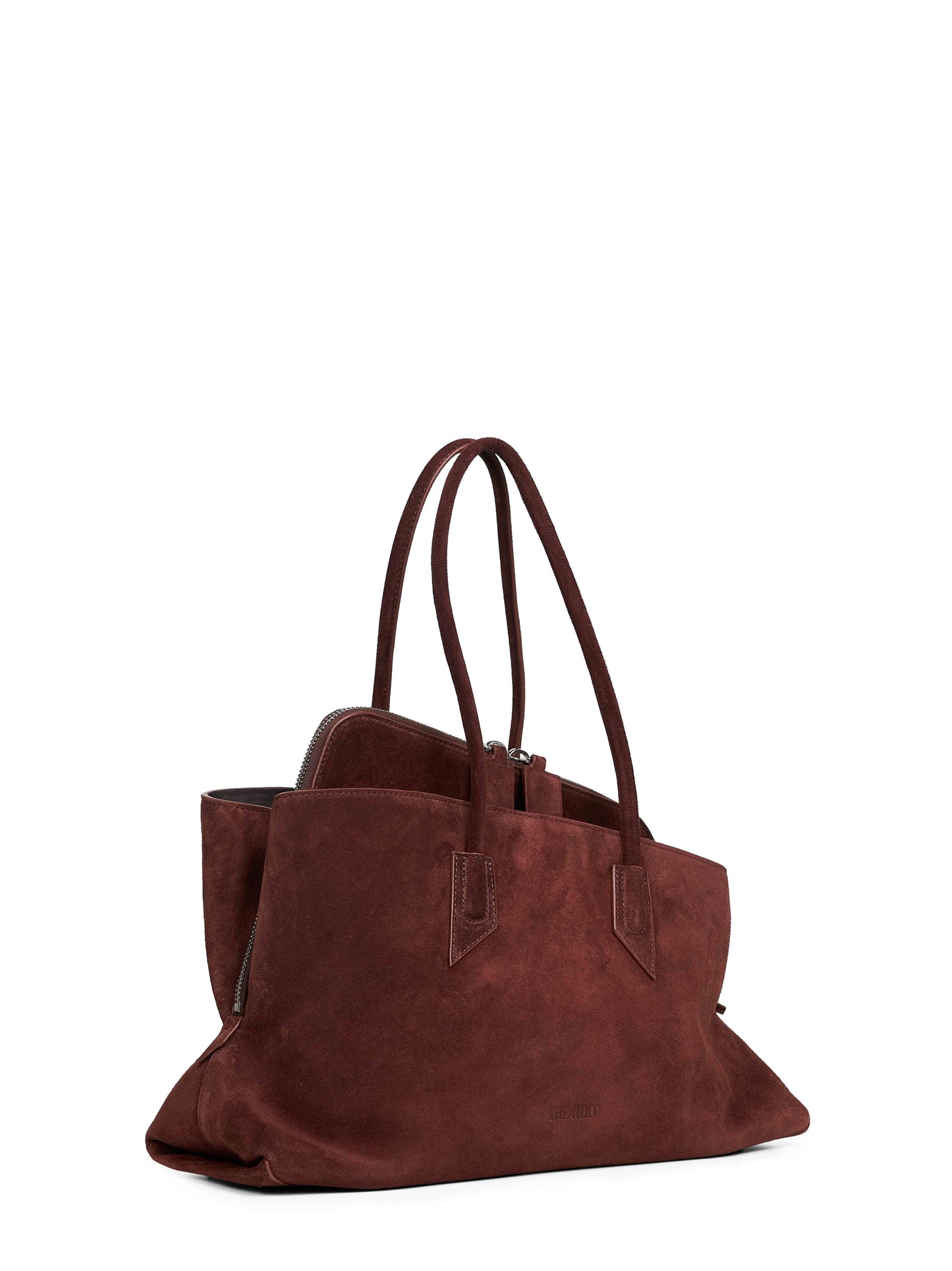 Borsa top handle "La Passeggiata Medium" ciccolato chiaro