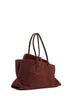Borsa top handle "La Passeggiata Medium" ciccolato chiaro