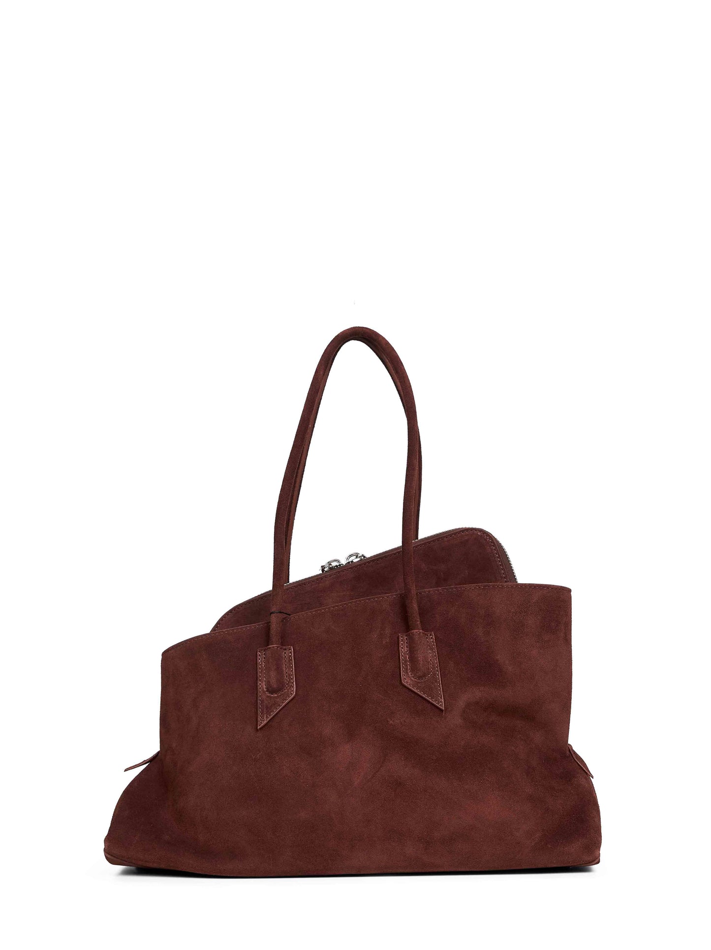 Borsa top handle "La Passeggiata Medium" ciccolato chiaro