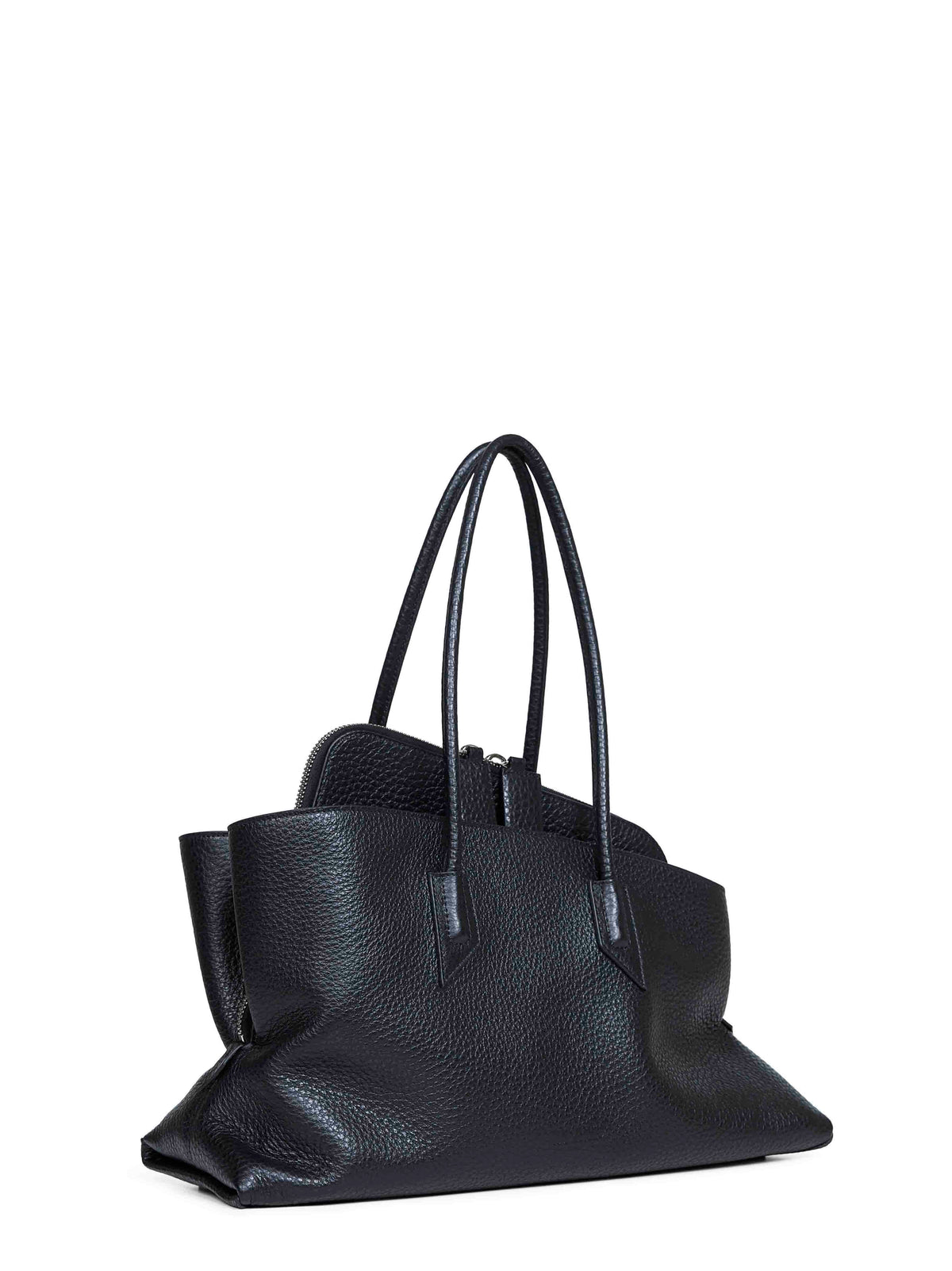 Black "La Passeggiata Medium" top handle bag