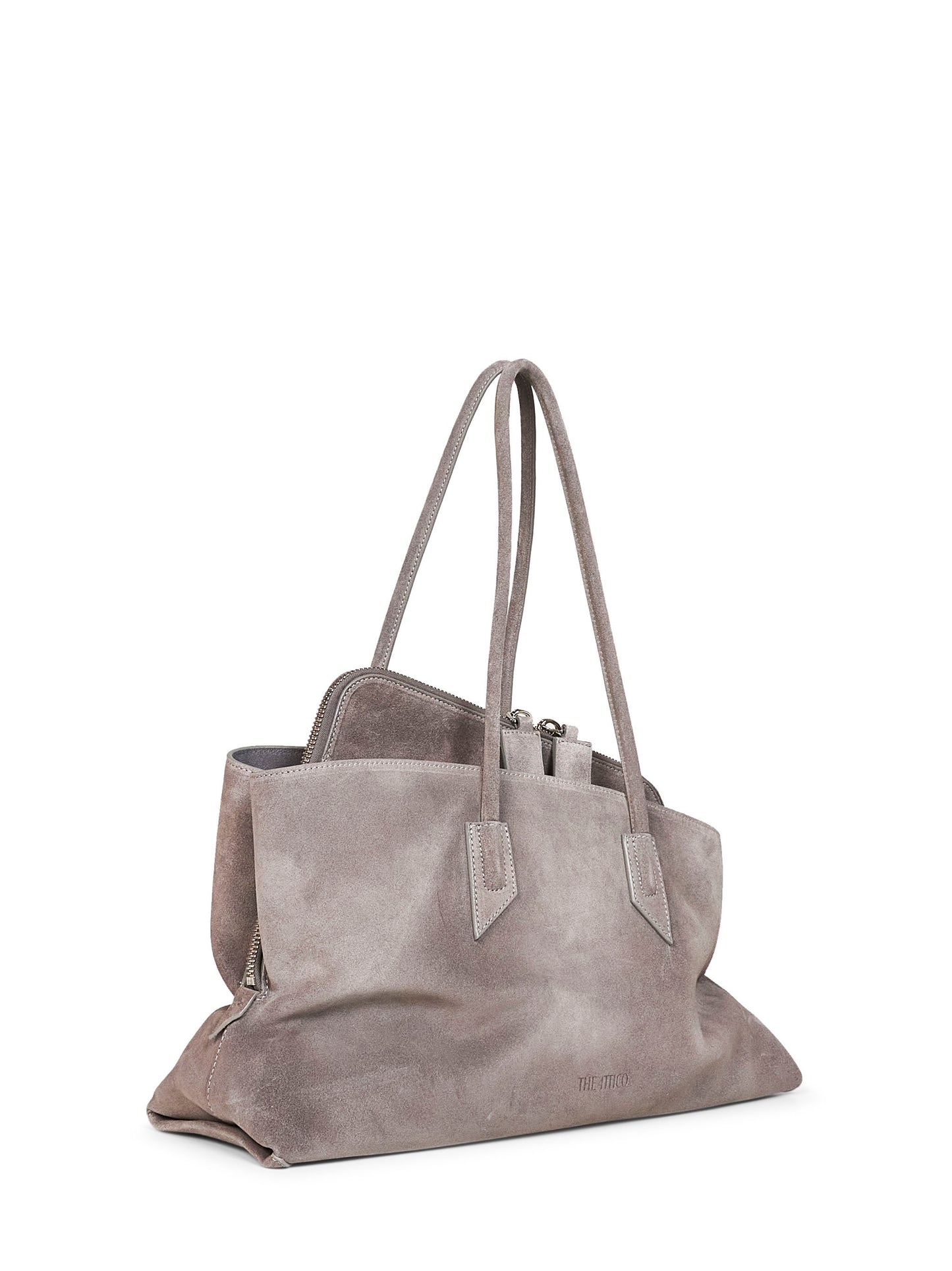 Dark grey "La Passeggiata Medium" top handle bag