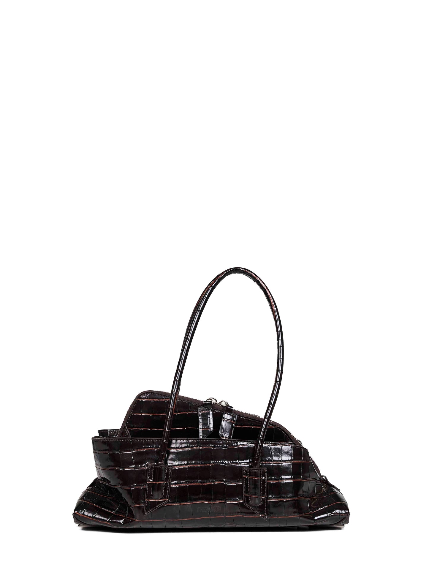 Coffee "La Passeggiata Small" top handle bag