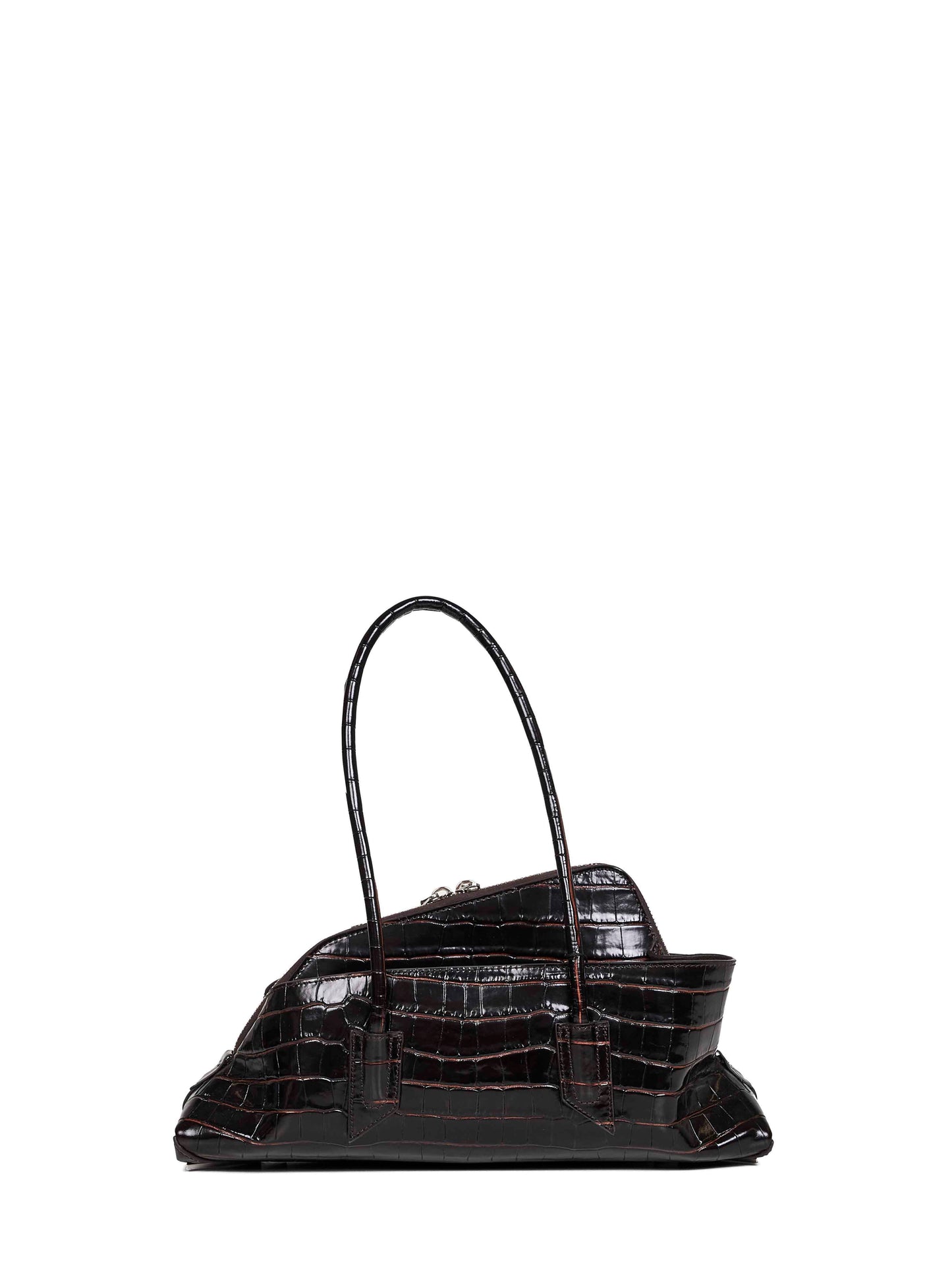 Coffee "La Passeggiata Small" top handle bag