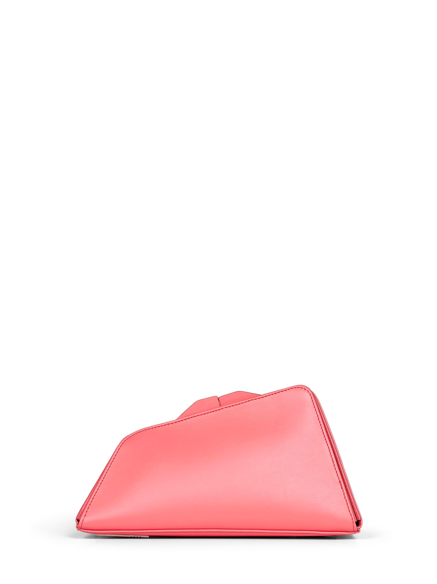 Coral "8.30PM" oversized clutch bag