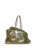 Borsa top handle "La Passeggiata Medium" marrone oliva