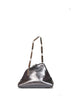 Dark grey "La Scala" clutch with shoulder strap