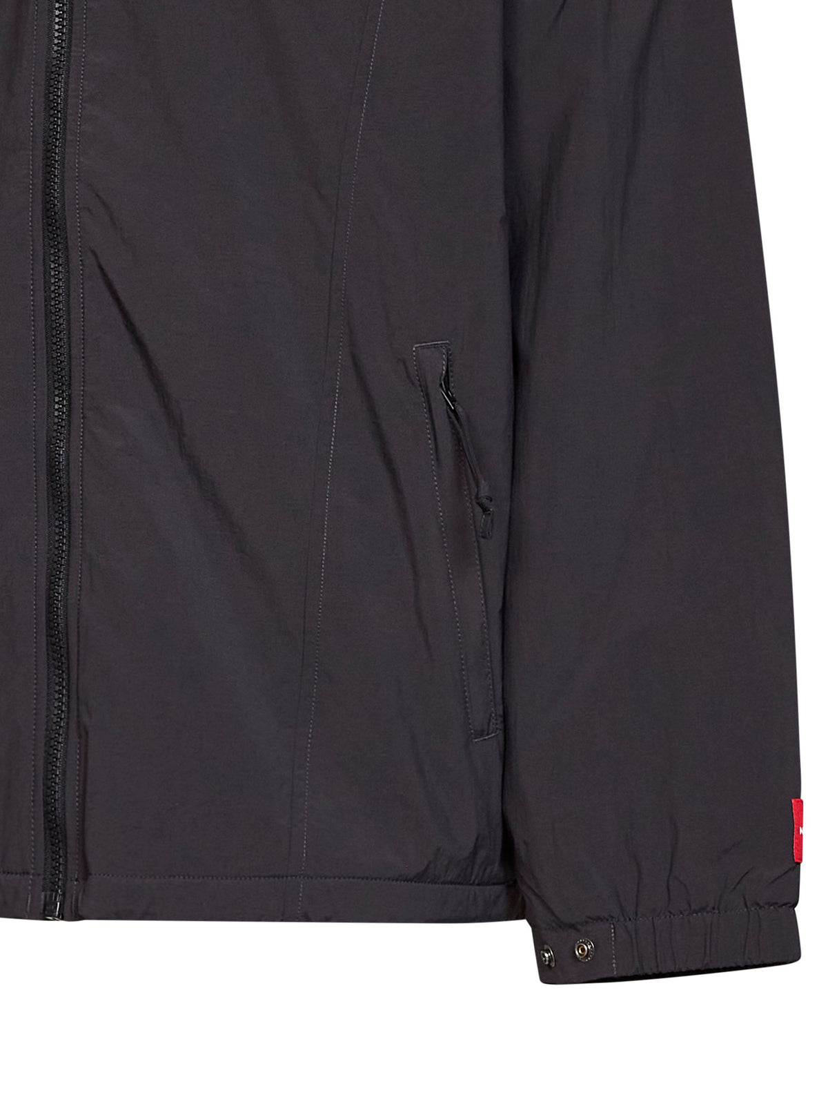 Obsidian nylon TNF Red Box unisex jacket