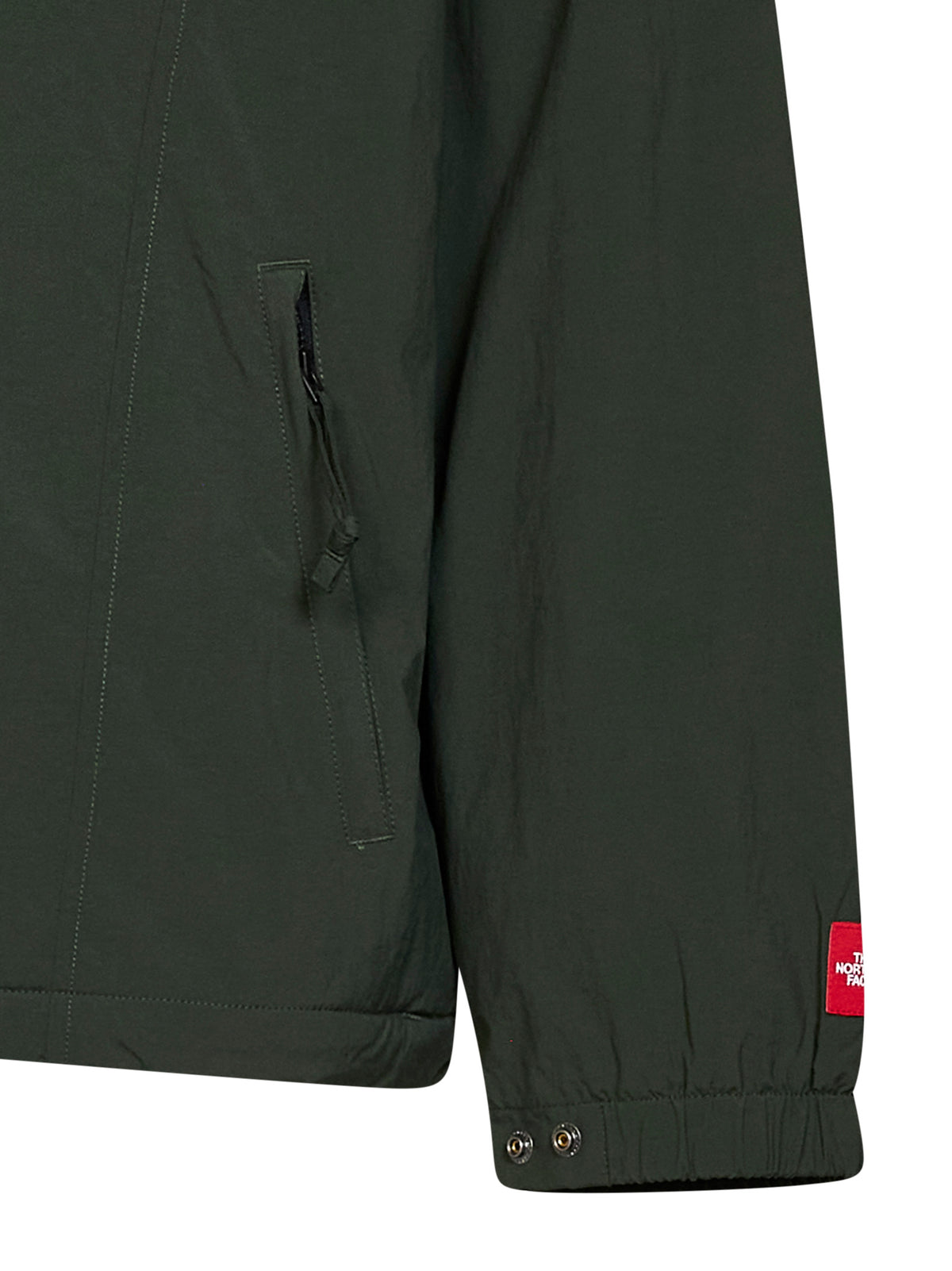 Giacca unisex TNF Red Box in nylon verde bottiglia