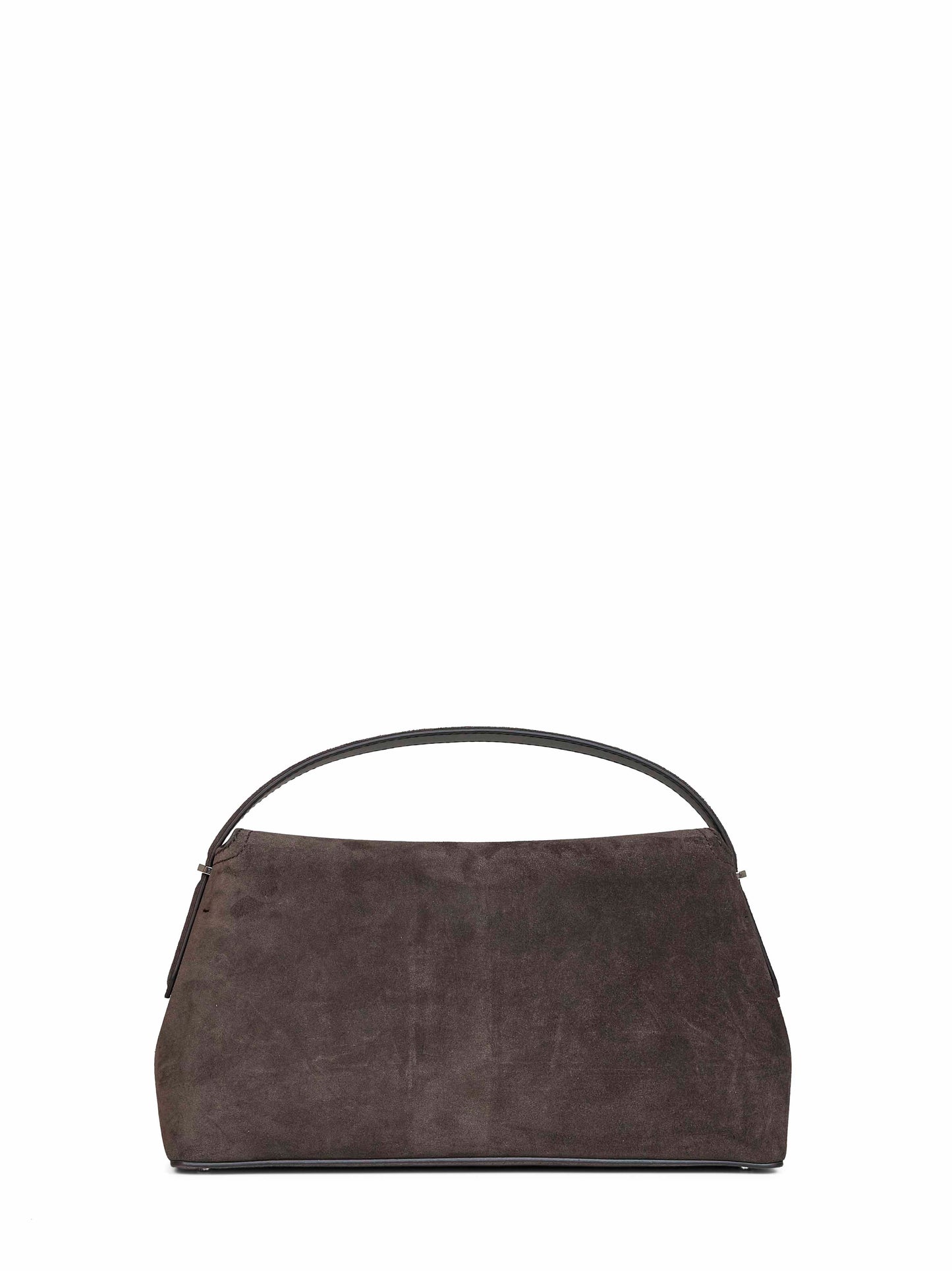Borsa con manico T-lock marrone