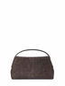Borsa con manico T-lock marrone