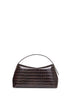 Borsa con manico T-lock marrone scuro