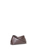 Brown T-Lock Clutch Bag