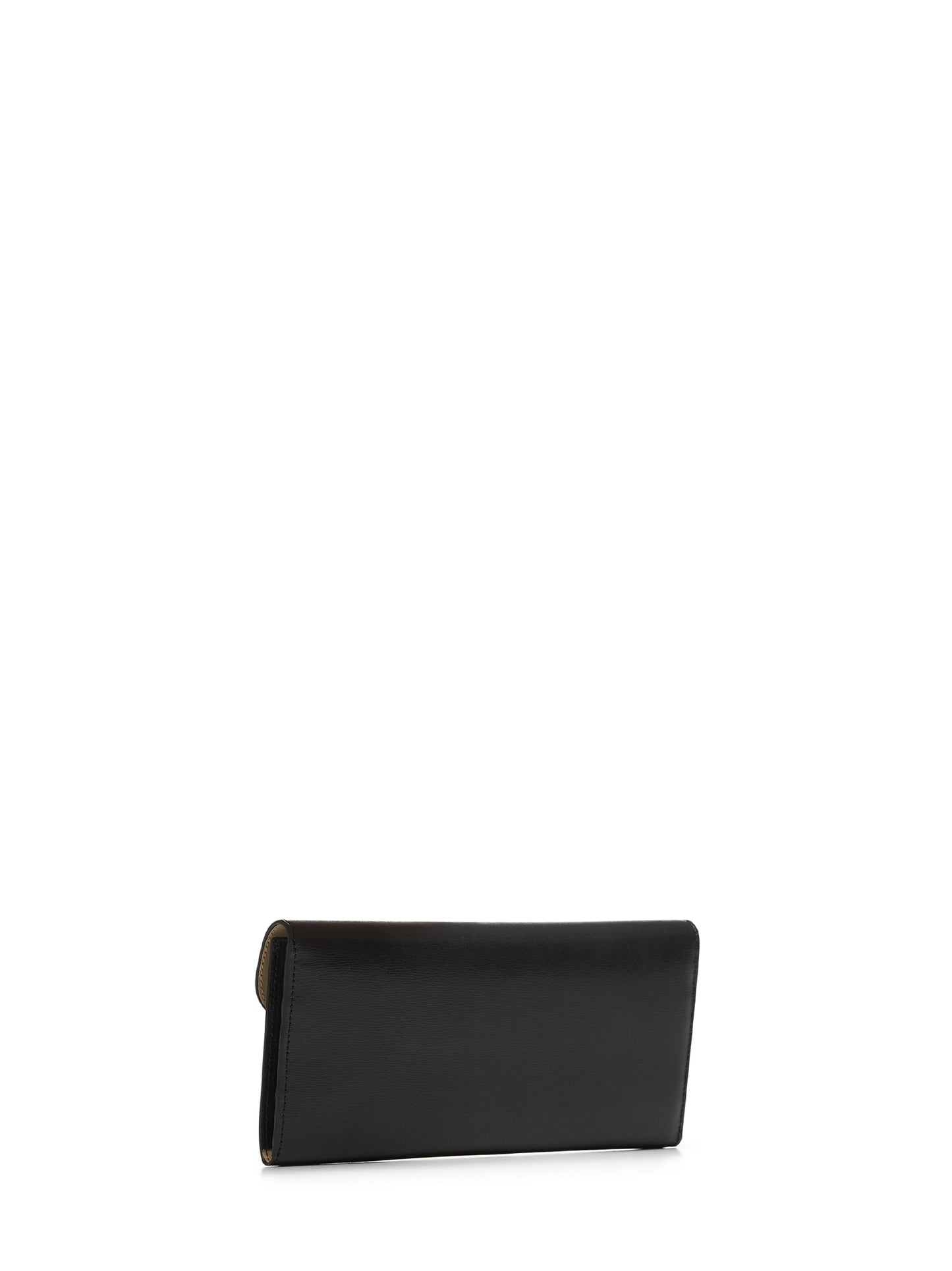 Portafogli T-Lock in pelle nera