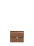 Tiramisu brown T-lock card holder