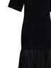 Abito a T-shirt cocoon nero
