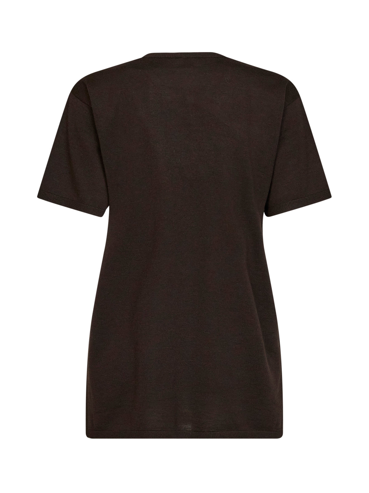 Fondante oversized Lyocell and cashmere knit T-shirt