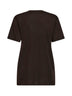 Fondante oversized Lyocell and cashmere knit T-shirt