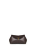 Clutch Mini T-lock marrone