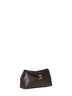 Clutch Mini T-lock marrone