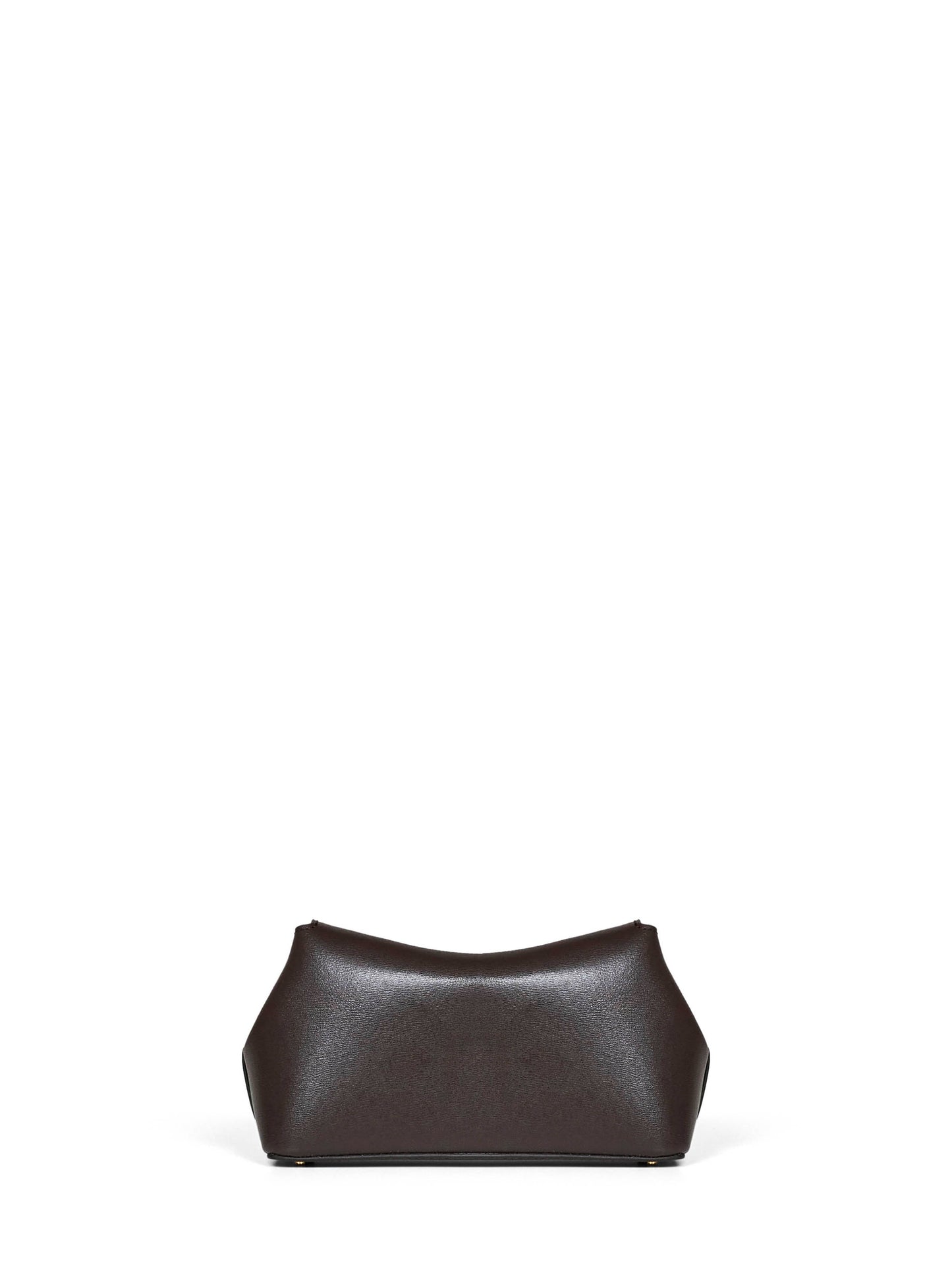 Clutch Mini T-lock marrone