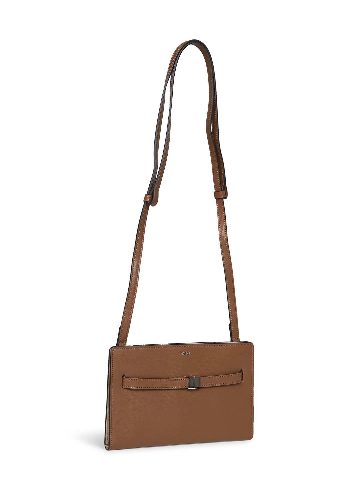 Borsa a tracolla con cintura marrone tiramisù