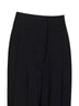 Pantaloni a palloncino in viscosa e lana nera
