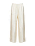 Cream monogram silk pj trousers