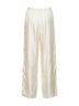 Cream monogram silk pj trousers