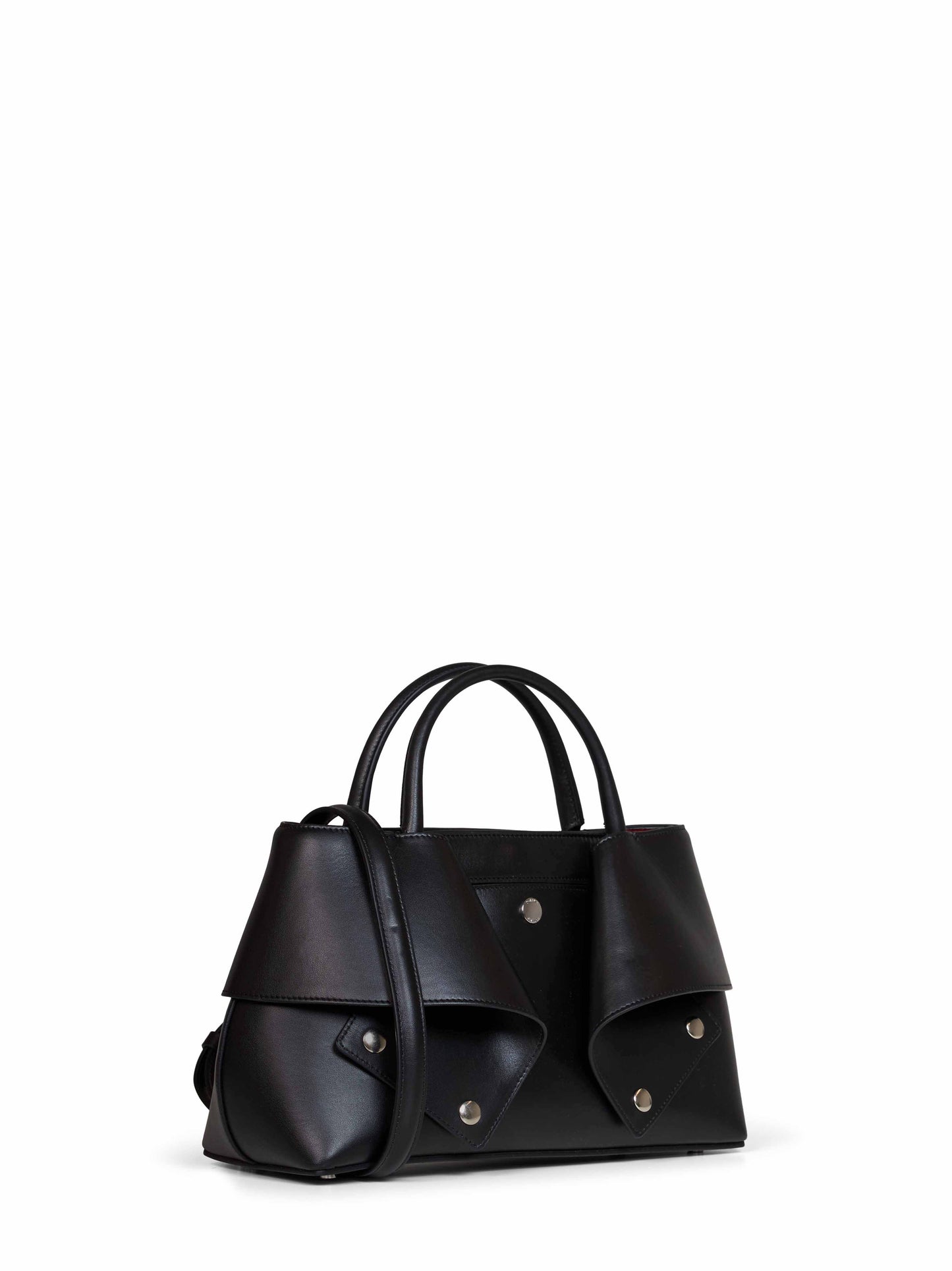 Borsa a mano Small Mercer nero e rosso<BR/>