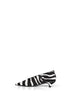 Décolleté tacco kitten Sharp in cavallino stampa zebra