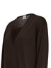 Fondante lyocell and cashmere V-neck sweater