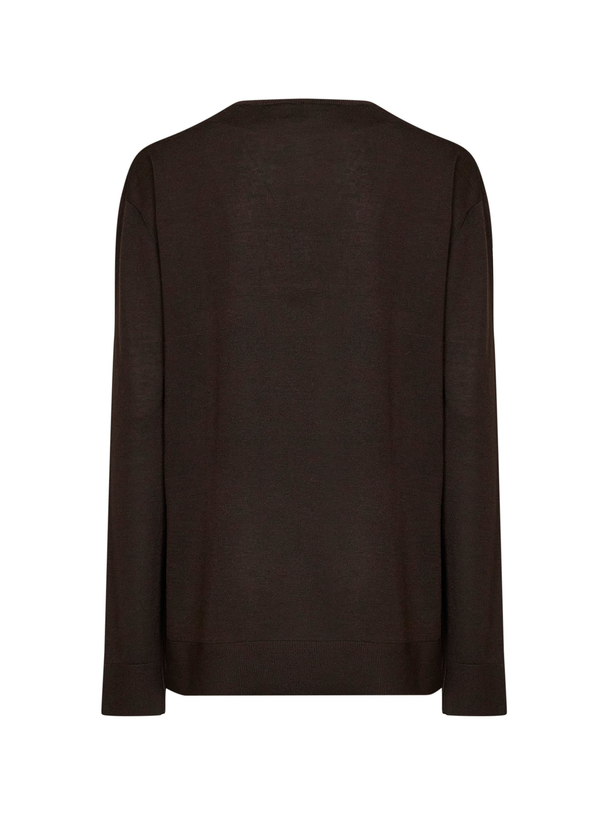 Fondante lyocell and cashmere V-neck sweater