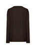 Fondante lyocell and cashmere V-neck sweater
