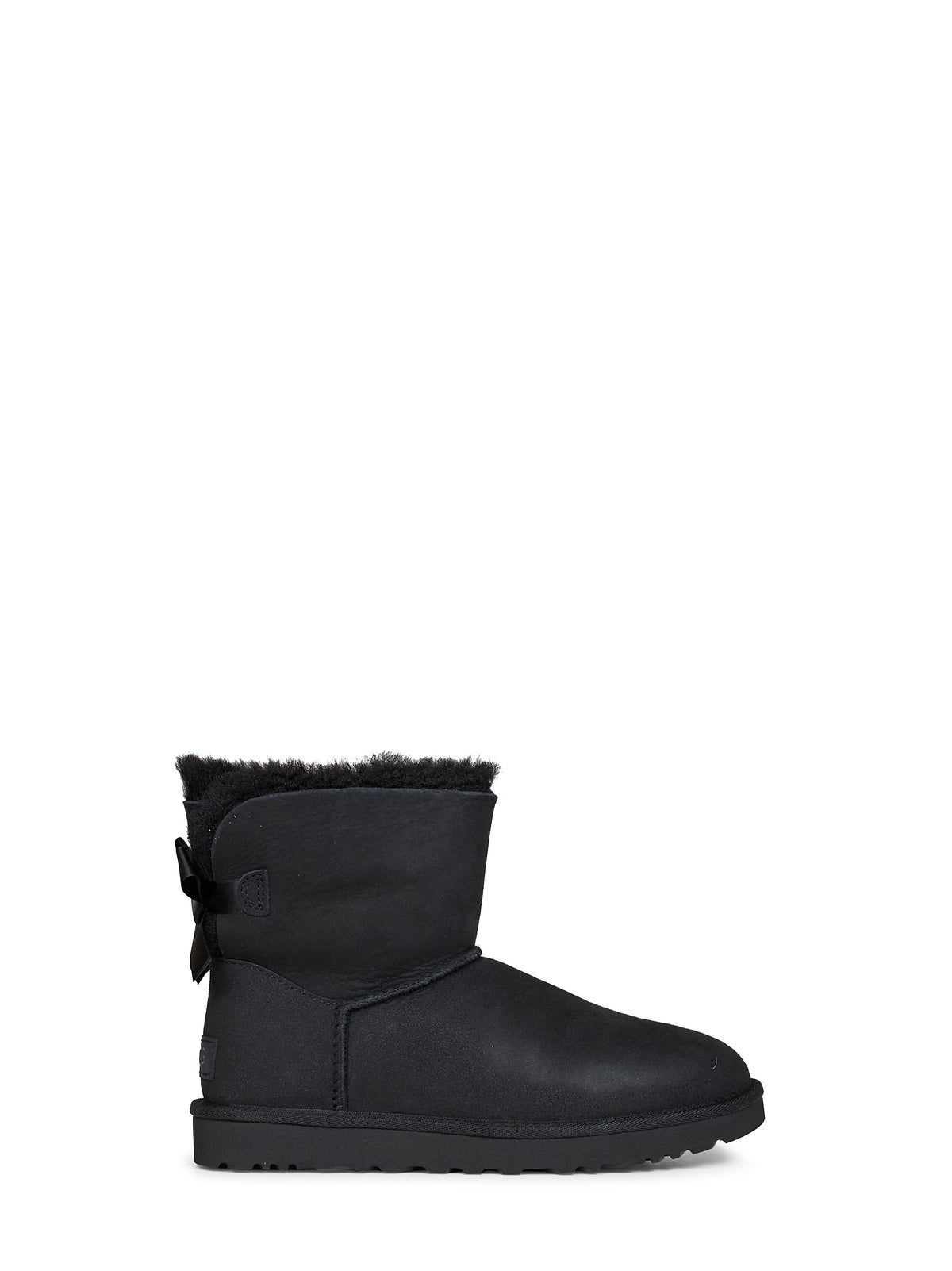 Black Mini Bailey Bow II ankle boots
