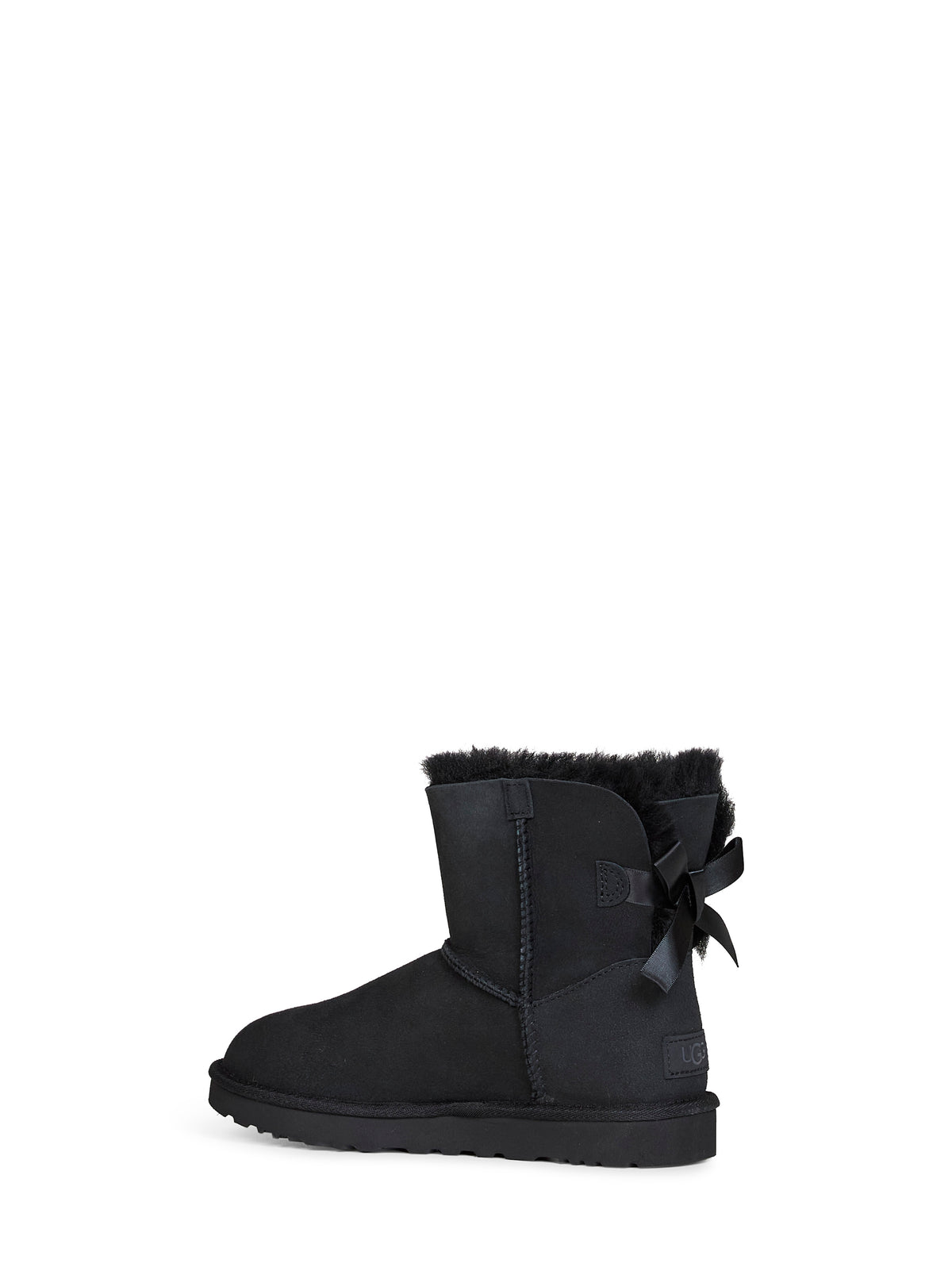 Black Mini Bailey Bow II ankle boots