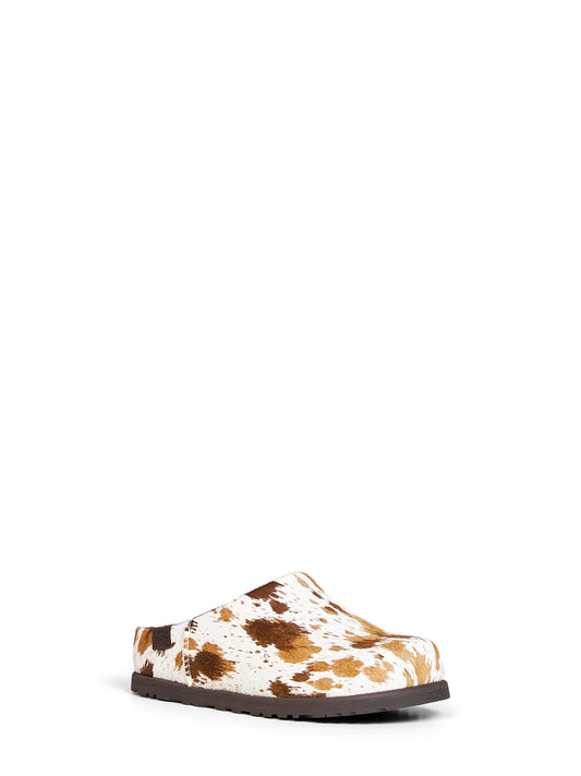 Brown multicolor Otzo Western clogs
