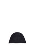 Berretto in maglia di cashmere nero