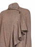 Cardigan Rouges in maglia di cashmere beige