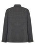 Grey virgin wool Tavis overshirt