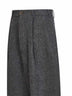 Grey virgin wool Patina cropped barrel trousers