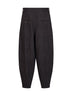 Brown and blue stretch chevron Pale cropped trousers