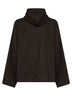 Brown and black twill Juto hooded jacket