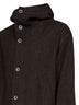 Brown and black twill Juto hooded jacket