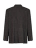 Brown and blue stretch wool chevron Java blazer